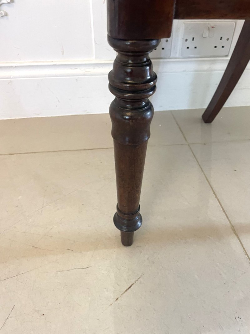 Quality Set of Six Antique Victorian Rosewood Dining Chairs - Image 12